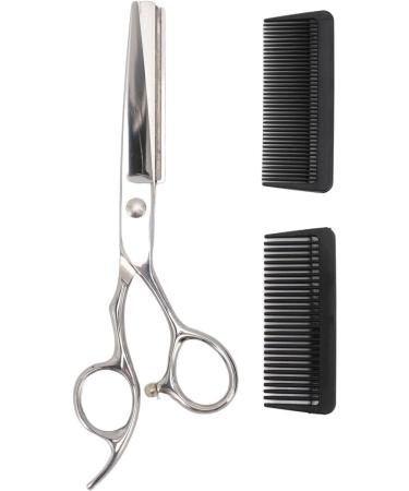 Hair Cutting Scissors Precise Cutting Salon Scissors with 2 Combs Stainless Steel for Home and Salon Hair Styling - Buy Online on GoSupps.com