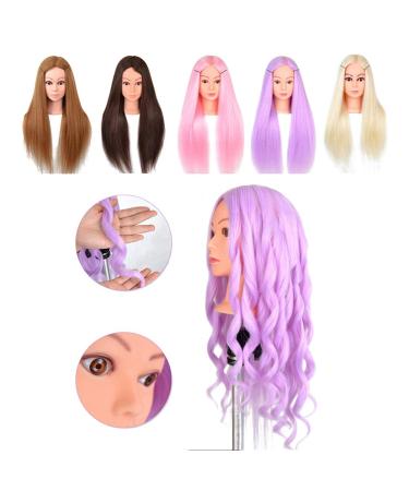 99% Human Hair Training Head for Hairdressers - Realistic Styling Practice Brown - Buy Online on GoSupps.com