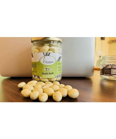 THE EDIBLES Coated Nuts -Kulfi Almond 200 gm| Elachi Kulfi Almonds |Coated with Indulgent Natural Chocolate_Packing May Vary - Buy Online on GoSupps.com