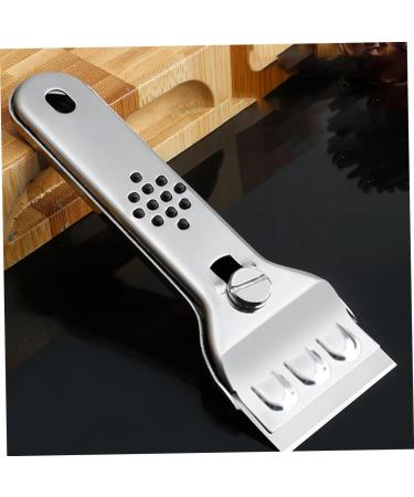 Uonlytech 4-Pack Stainless Steel Tiled Tools | Industrial Floor Scrapers & Glass Wall Removers | Durable 13.5x4.5cm Blades - Perfect for Cleaning & Cosmetics - Buy Online on GoSupps.com