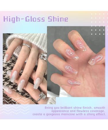 Milky White Nude Black & Nude Pink Gel Nail Polish Set - 6 Colors - Buy Online on GoSupps.com