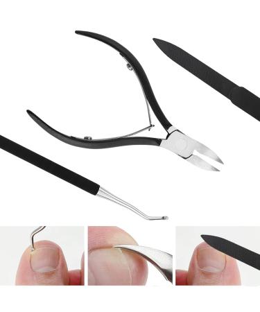 Professional Stainless Steel Pedicure Tool Set - Callus Remover & Dead Skin Care for Healthy Feet - Buy Online on GoSupps.com