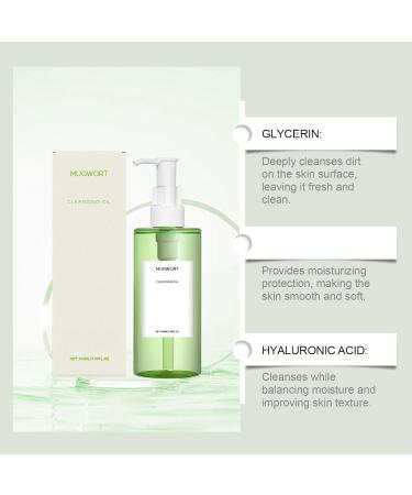Huile nettoyante l'armoise - Nettoyage en profondeur des pores hydratant et apaisant : quilibre l'huile de la peau - niveau d'eau adapt aux peaux sensibles pour les femmes et les hommes (1PCS) - Buy Online on GoSupps.com