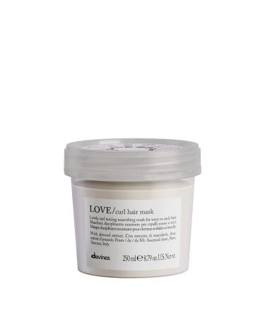 Davines LOVE Curl Mask | For Nourished and Workable Curls | Hydrate and Soften 8.79 Ounce (Pack of 1)