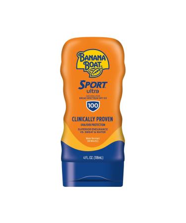 Banana Boat Sport Performance Sunscreen Lotion SPF 100 4-Ounce Bottles by Banana Boat - Buy Online on GoSupps.com