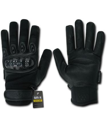 Rapdom Tactical Carbon Fiber Knuckle Gloves - Large, Black - Buy Online on GoSupps.com