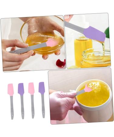 Gogogme 4-Piece Silicone Wax Spatula Set | Portable Hair Removal Accessories | Multifunctional Household Wax Tools - Buy Online on GoSupps.com