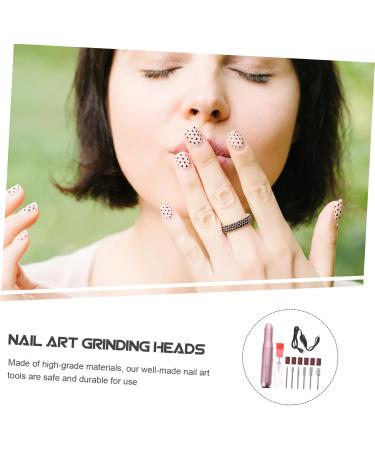 Ipetboom Gel Kit 1 Set Polisher Nail Drill Head Kit De Manicura Small Rig Manicure Tools Nail Supplies Kit De Para U as En Gel Nails Kit Aluminum Alloy Miss Small Drilling Rig Pedicure 11.2X2X2CM Rose Gold - Buy Online on GoSupps.com