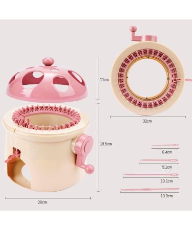 HCBZVV 32 Needles Knitting Machine with Yarn Set - DIY Circular Crochet Loom for Sock Hat Blankets - Perfect Gift for Adults and Kids - Buy Online on GoSupps.com