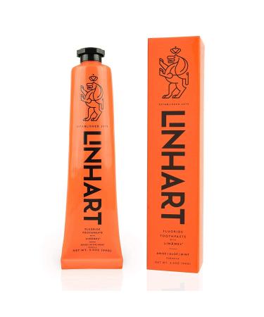 LINHART Whitening Toothpaste   Teeth Whitening  Enamel Strengthening Natural and Organic Toothpaste with Mint Flavor (3.4 oz) 3.5 Ounce (Pack of 1)