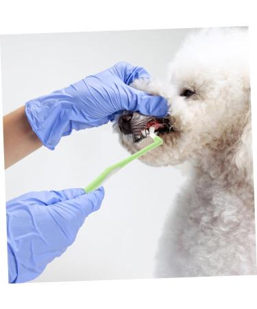Levemolo 1pc Pet Single Head Toothbrush Brush Teeth Care Brush Dog Toothpaste Plastic - Buy Online on GoSupps.com