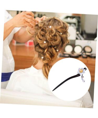 Mikinona 1pc Hairpin Hair Chopsticks Hair Carved Hair Stick Hair Sticks for Buns Hair Clips for Women Hair Bun Fork Hair Sticks for Hair Chinese Tassel White China Miss Wooden - Buy Online on GoSupps.com