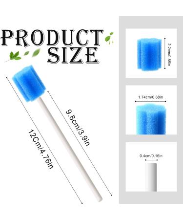 Buy 100 PCs Sterile Oral Hygiene Sponges - Blue Dental Swabs & Mouth Care Sticks for Optimal Oral Care - Buy Online on GoSupps.com