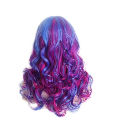 Stfantasy ombre Dirty Pink Women Wigs Long Natural Curly Layered Synthetic Hair for Girls Ladies Female Cosplay Anime Costume Party Carnival (#G668) ... - Buy Online on GoSupps.com