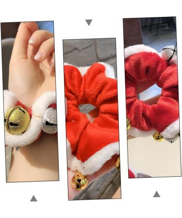 minkissy 1pc Christmas Hair Tie Christmas Hair Accessories Christmas Hair Ropes Stretch Headbands for Women Scrunchies for Girls Holiday Hair Scrunchies Elastics Hair Bands Bell Hair Ties - Buy Online on GoSupps.com