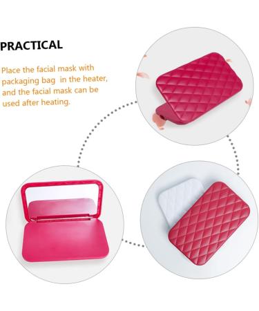 POPETPOP Mask Heater Portable Heater Portable Vanity Mirror Portable Makeup Mirror Facial Mask Warmer Care Abs Heating Instrument - Buy Online on GoSupps.com