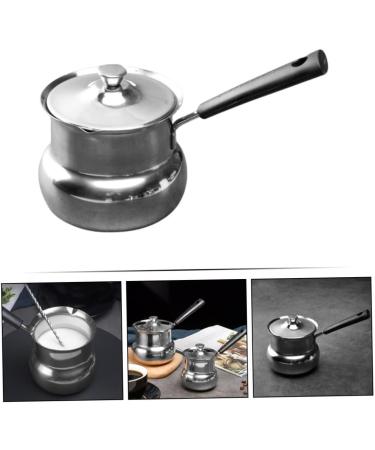 Alipis Stainless Steel Hot Milk Cup Butter Coffee Creamer Milk Steamer Pitcher Milk Frother Household Child YJP37Q9E24138F20WVO Silver 18.7X9X7.7CM - Buy Online on GoSupps.com