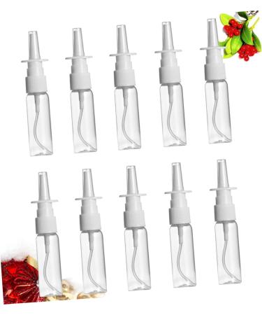 FOMIYES 10pcs Plastic Spray Bottles Set - Cosmetic, Nasal Wash, Lotion Pump, 13x2.5cm Transparent Blue Glass - Buy Online on GoSupps.com