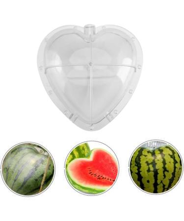 Gadpiparty Vegetables Fruit Growing Heart Mould Watermelon Grow Mold Cooking Utensils Modeling Ginseng Fruit 17x17cm Transparent - Buy Online on GoSupps.com