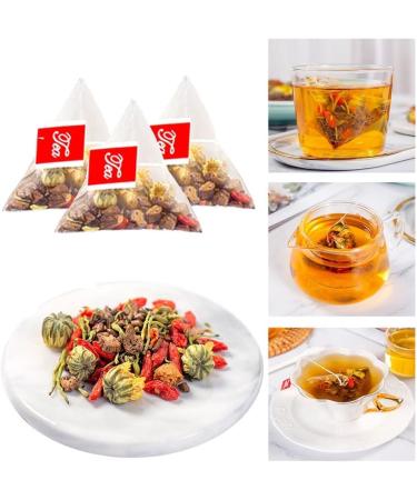 Chrysanthemum Cassia Seeds Burdock Root Tea Bags 320G(40 Tea Bags) Eyes Brighten Liver Cleanse Herbal Tea Honeysuckle Chinese wolfberry Sweetscented Osmanthus No Added Flavoring Combination of Floral Tea - Buy Online on GoSupps.com