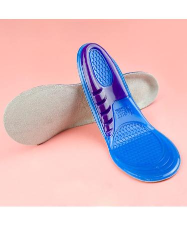 EXCEART Silicone Arch Support Insoles - Size M (40-42) | Orthotic Shoe Pads for Walking, Running, Sports | Absorbent Gel Cushioning & Massage - Buy Online on GoSupps.com