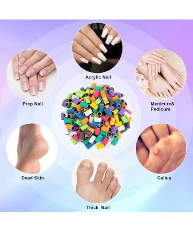 100 Pieces Professional Nail Sanding Bands for Drill Bits 180 Fine Grit Colorful Sanding Bands for Acrylic Nails Polishing Nail Accessories Manicure Tools ( Mixed Color) - Buy Online on GoSupps.com