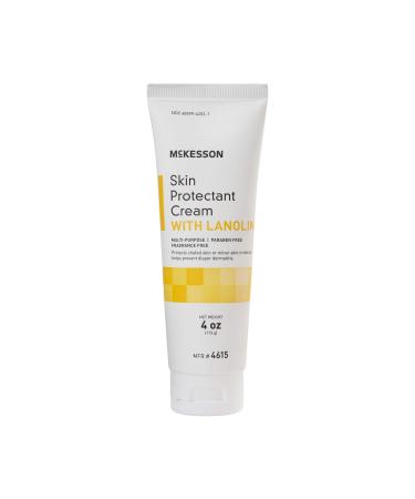 McKesson Skin Protectant Cream with Lanolin Paraben and Fragrance Free Unscented 4 oz 1 Count 4 Ounce ( 1 ct)