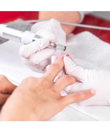 Minkissy 100Pcs Nail Sanding Bands Drum Sander 180 Grit Fine Grit Nail Art Sanding Bands Bit Nail Drill Manicure Sleeves File Refill for Fingernail Sanders White 1.2x0.7 cm (Pack of 100) - Buy Online on GoSupps.com