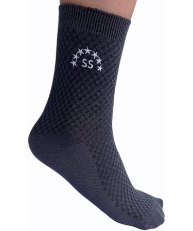 Kerygma Bamboo Fiber Diabetic Socks - Seamless Toe - Soft & Comfortable - Odorless - Blue - Size 7-11 (Box of 5) - Buy Online on GoSupps.com