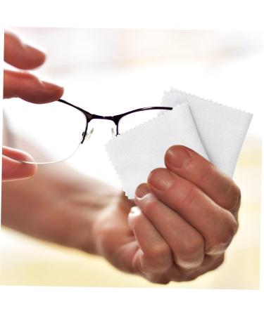 FOMIYES 4 Pcs Glasses Lens Wipes - Ultra Soft Eyeglasses Cleaning Cloths | Portable Lens Cleaner for Crystal Clear Vision - Buy Online on GoSupps.com