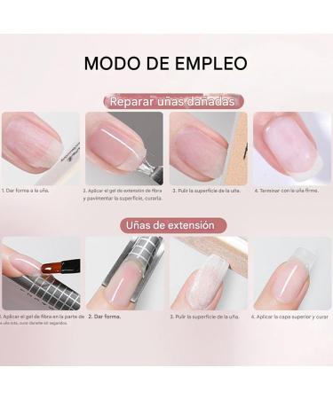 Nail repair gel gel for brittle and damaged nails reinforced protector long-lasting thickening 15 ml home repair protection travel manicure for adults and women - Buy Online on GoSupps.com