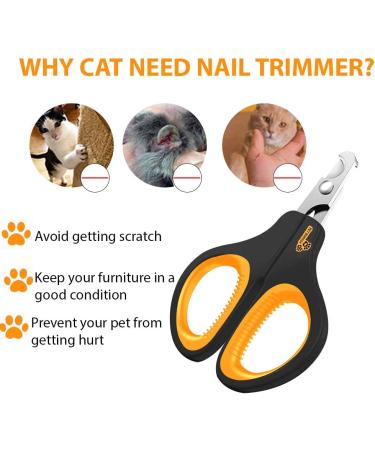 Professional Cat Nail Clipper - For Dogs, Cats, Puppies, Kittens, Birds, Hedgehogs, Ferrets & More - Buy Online on GoSupps.com