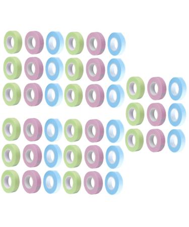 FRCOLOR 60 Rolls Lash Tape Eyelash Tapes Grafting Eyelash Tool Breathable Lash Tape Makeup Supplies Grafting Eyelash Auxiliary Tapes Non-woven Fabric Zone With Holes