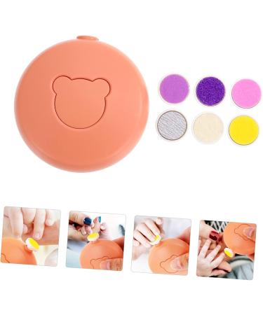 Vaguelly 1 Set Nail Grinder Adults Nail Care Polishing Tool Electric Nail Trimmer Manicure Kit Nail Polishing Accessory Electric Nail Sharpener Nail Trimmer Pedicure Tool 7X7X3CM Orange - Buy Online on GoSupps.com