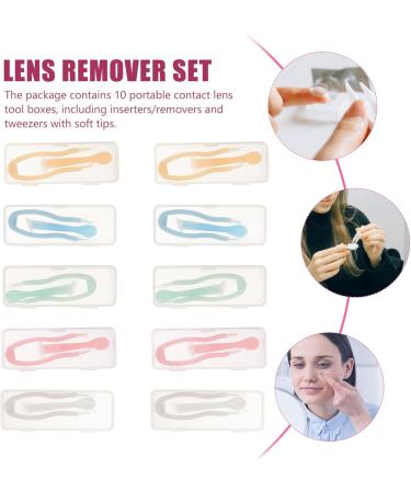 Beavorty 10 Sets Wear Tweezers Contacts Lens Plunger Lenses Suction Stick Lens Suction Stick Lens Stick Contacts Lens Removers Contacts Lens Inserters Clamshell Clip Silica Gel - Buy Online on GoSupps.com