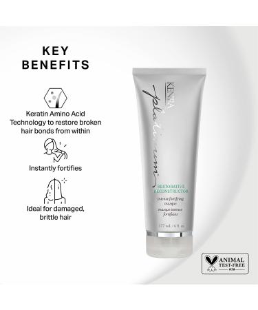 Kenra Platinum Restorative Reconstructor - Fortifying Hair Treatment - 6 fl. oz - Buy Online on GoSupps.com