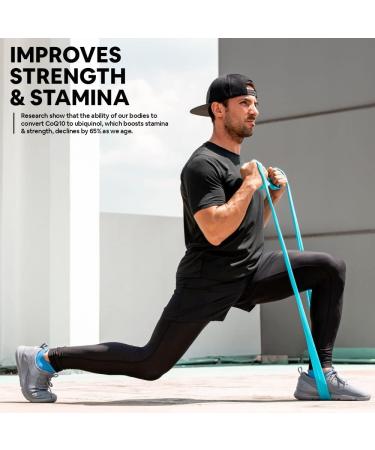 CoQ10 Coenzyme Q10 120mg with Piperine 5mg - 30 Veg Capsules | Premium Supplement for Energy & Antioxidant Support - Buy Online on GoSupps.com