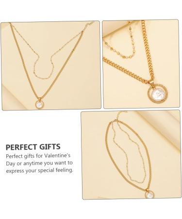 KESYOO Clavicle Chain A Necklace Fashion Necklaces for Women Trendy Collarbone Chain Necklace Miss Metal - Buy Online on GoSupps.com