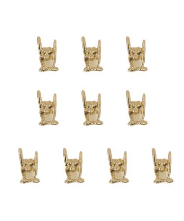 Nail Ornament Fade-Resistant Heart Bow Bear Bunny Nail Alloy Decor Decorative Unique Shape B