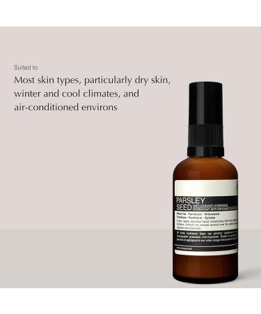 Aesop Parsley Seed Anti-Oxidant Hydrator 60mL | Anti-Aging Moisturizer for All Skin Types | Paraben-Free Cruelty-Free Vegan Face Lotion for Men & Women - Buy Online on GoSupps.com