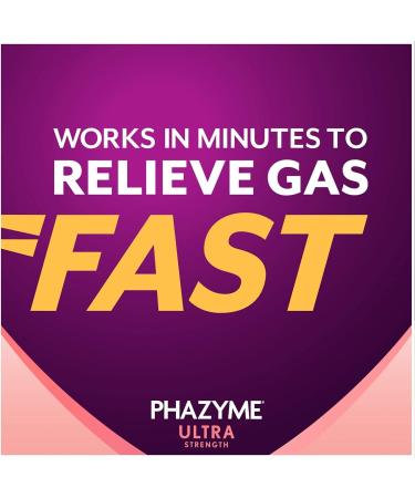 Phazyme Ultra Strength Gas & Bloating Relief Fast Gels - Pack of 2 | Fast-Acting Formula for Quick Relief - Buy Online on GoSupps.com