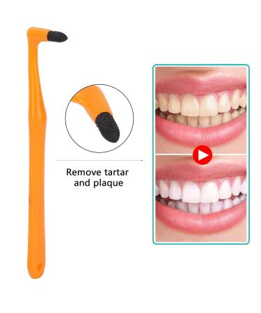 Professional Tooth Remover & Teeth Whitening Polisher | Dental Cleaning Tool for Oral Care (Orange) - Shop Internationally - Buy Online on GoSupps.com
