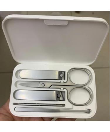 Nail Clipper Five Piece Sets with Storage Box Nail Cutter Knife Professional Beauty Tool Stainless Steel C2 - Buy Online on GoSupps.com