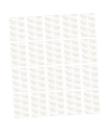 Housoutil 20 Sheets Double Eyelid Sticker Tape Makeup Tool Beauty Supplies Tool Stickers Glue- Self Adhesive Makeup Stickers Invisible Eye Stickers Cosmetic Beauty Products
