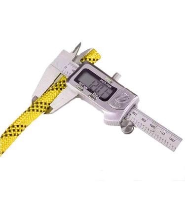 Pahion 12mm Static Climbing Rope - 10m to 200m for Indoor/Outdoor Use | Durable Ice Climbing & Rescue Equipment | Fire Protection | Yellow - Buy Online on GoSupps.com