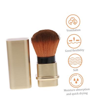 Balacoo Retractable Makeup Brush - Travel Face Powder Applicator for Loose Powder & Highlight - Buy Online on GoSupps.com