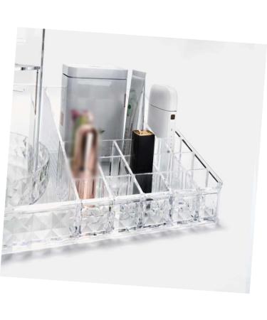 Angoily Acrylic Brush Holder Acrylic Makeup Rack Storage Box To Rotate Display Stand Cosmetic - Buy Online on GoSupps.com