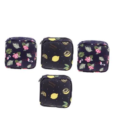 Cabilock 4 pieces of storage bag for women's bandages first period gifts for girls bags with holders for women's bandages period pockets cute wallet bag sailing towel travel
