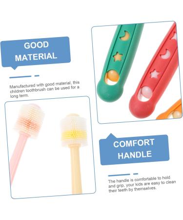 Sewoart Manual Toothbrush Set - 3 Soft Silicone Baby Brushes for Oral Care | Toddler Tooth Cleaning | Safe & Gentle Teeth Hygiene - Buy Online on GoSupps.com