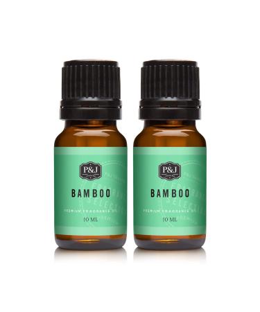 P&J Trading Fragrance Oil | Bamboo Oil 10ml 2pk - Candle Scents for Candle Making Freshie Scents Soap Making Supplies Diffuser Oil Scents